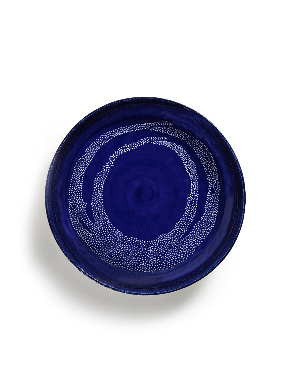 M Serving Bowl - Dark Blue - White Feast - By Ottolenghi