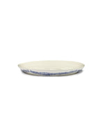 Feast - Vassoio Da Portata - S - Gres - Bianco Blu