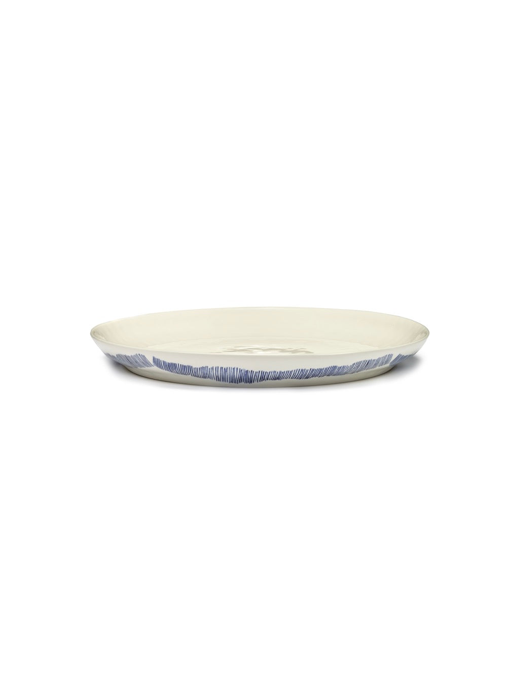 Feast - Vassoio Da Portata - S - Gres - Bianco Blu