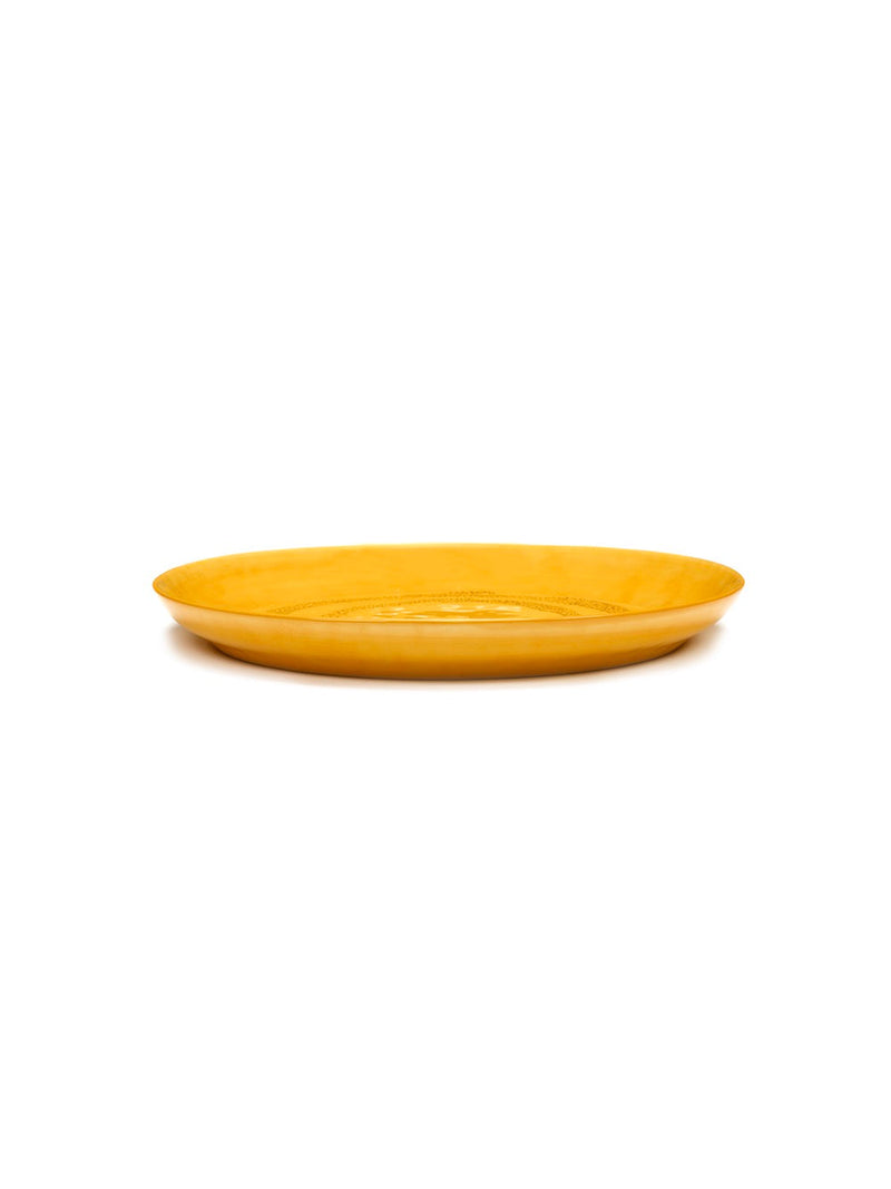 Serving Dish S - Yellow Dots - Black Feast - By Ottolenghi