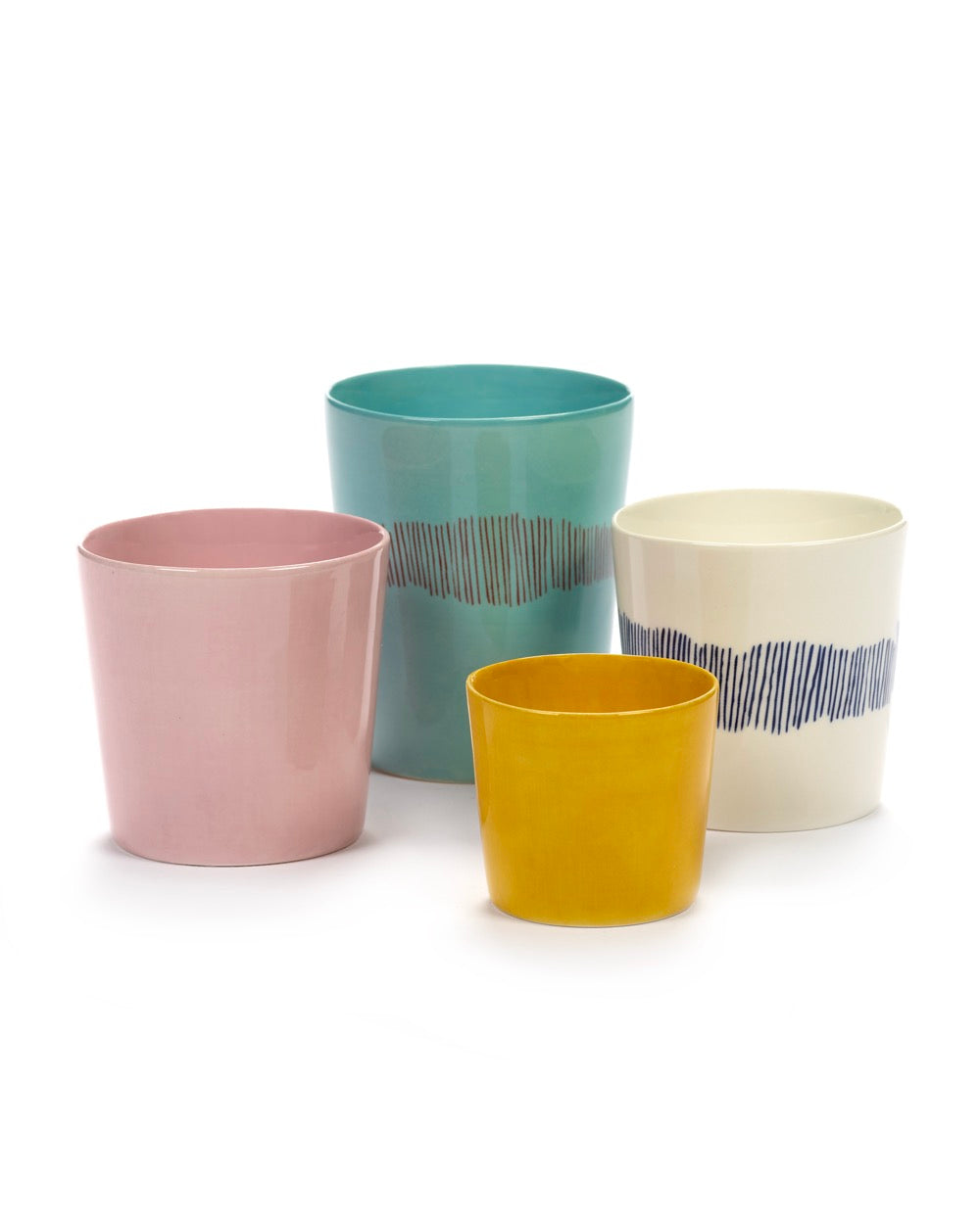Lot De 4 Tasses À Café - Rose Feast - By Ottolenghi