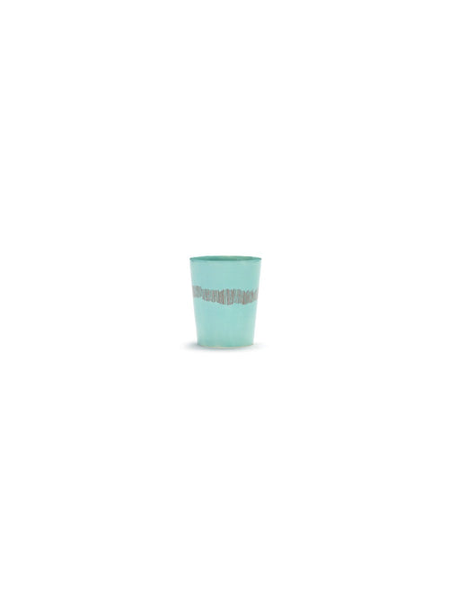 Lot De 4 Tasses À Thé - Azur - Rouge Feast - By Ottolenghi