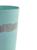 Lot De 4 Tasses À Thé - Azur - Rouge Feast - By Ottolenghi