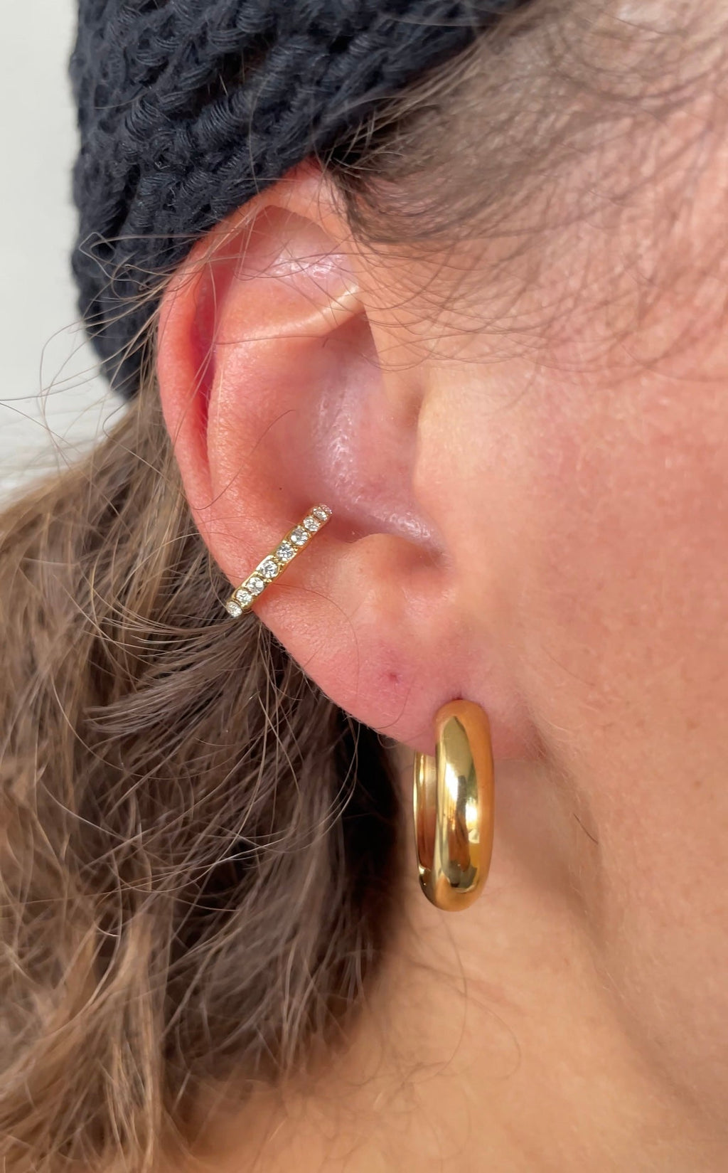 Earcuff Thin Gems