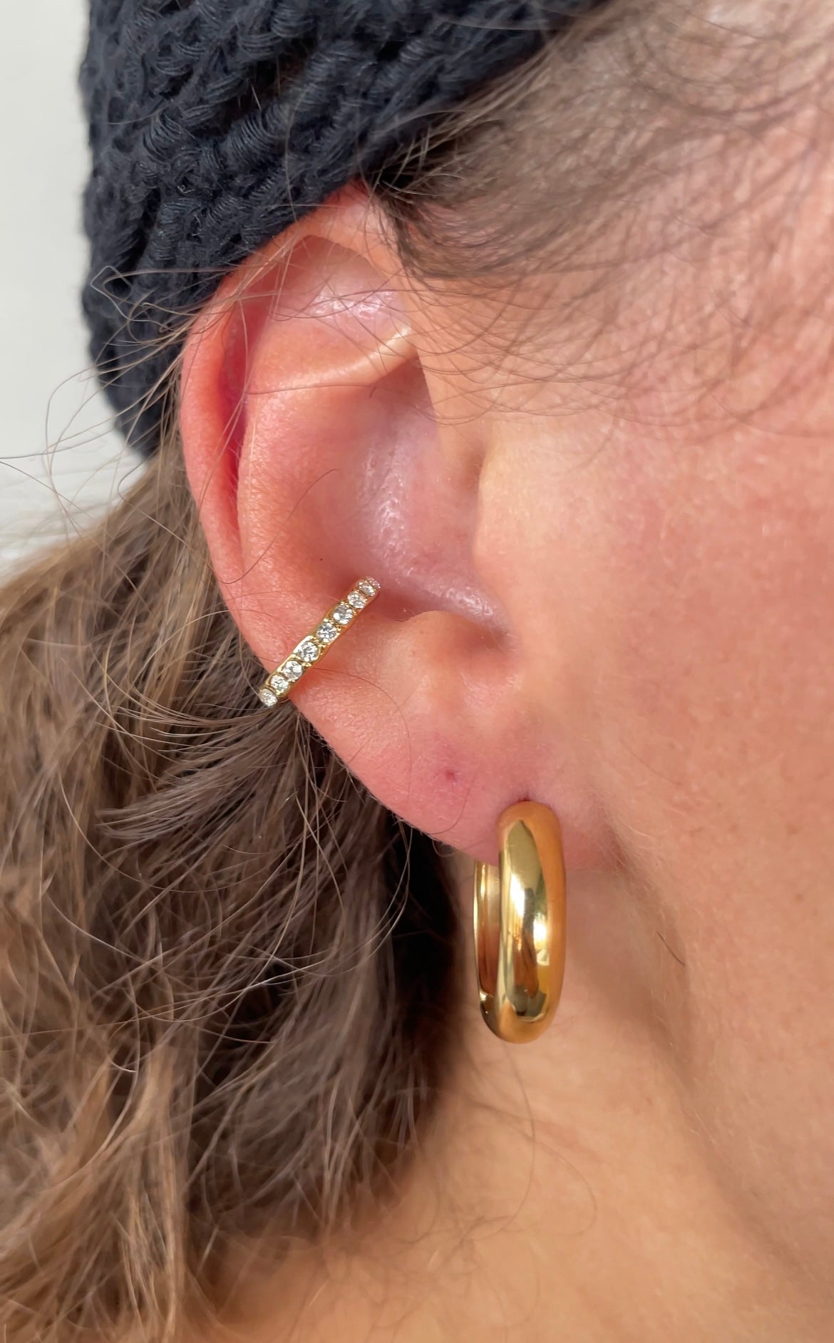 Earcuff Thin Gems