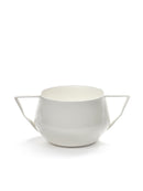 Lot De 4 Tasses À Soupe 2 Oreilles - Bond - Blanc