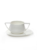 Lot De 4 Tasses À Soupe 2 Oreilles - Bond - Blanc