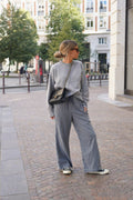 Nestor Gingham Trousers Blue