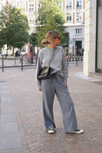Nestor Gingham Trousers Blue