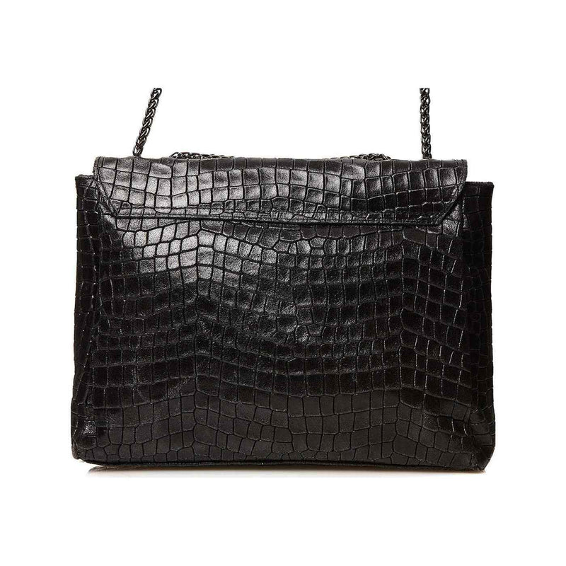 Sac À Bandoulière Maku Croco - Noir