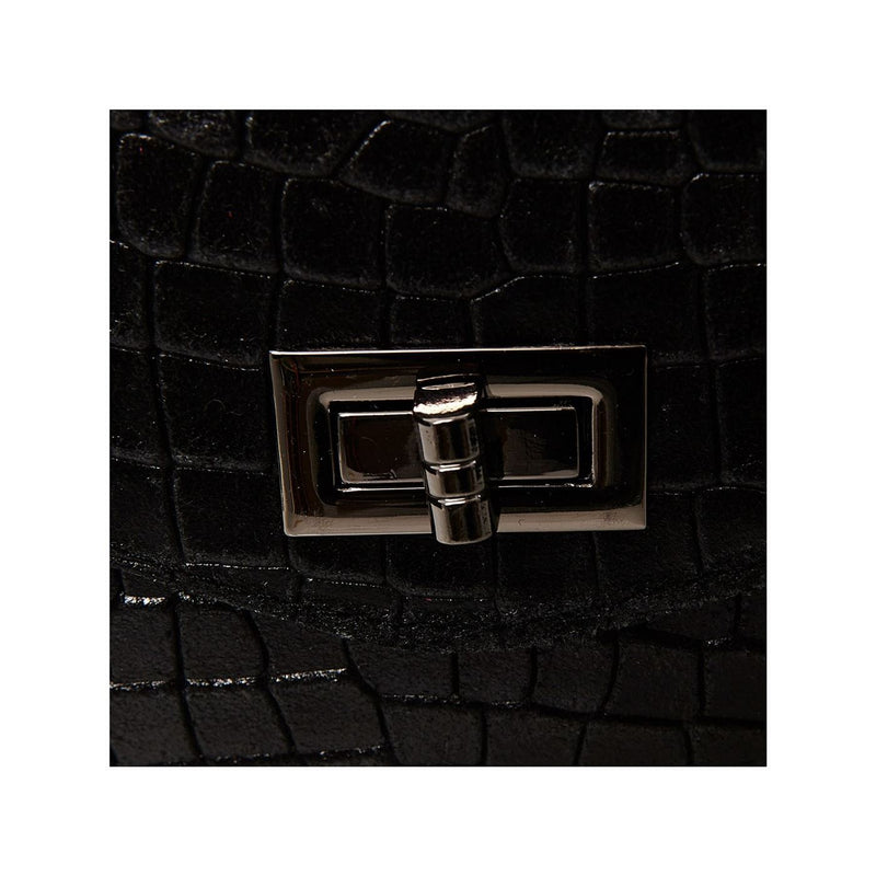 Sac À Bandoulière Maku Croco - Noir