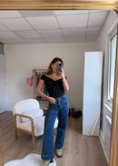 Top Carla negro