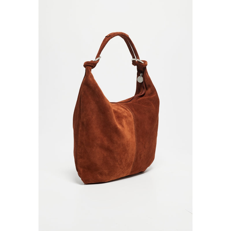 Adele Camoscio Handbag - Camel