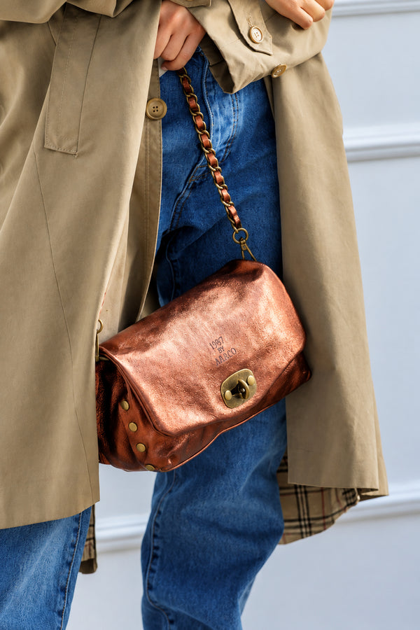 Bolso bandolera - Hero - Bronce oscuro