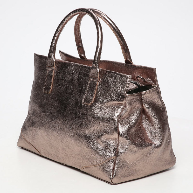 Sac À Main Myra Metallic - Rose Metallique