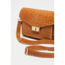 Bolso de hombro Amber Crocos - Camel