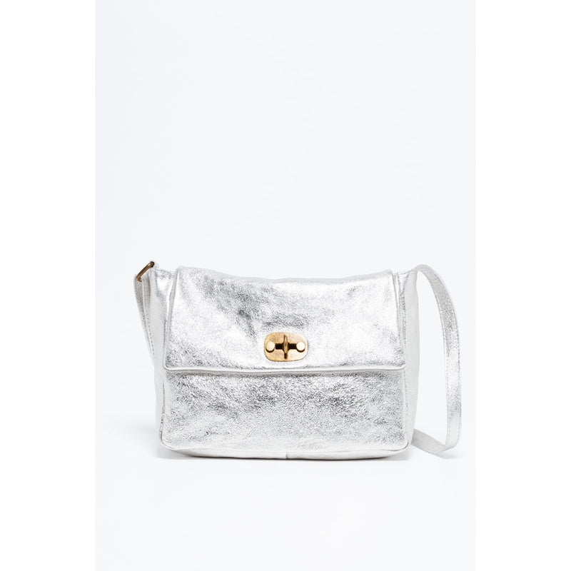 Bolso de hombro Ana Metalique - Plata