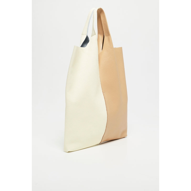 Sac À Main Debie - Blanc Casse/Beige