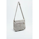 Lana Croco Shoulder Bag - Grey