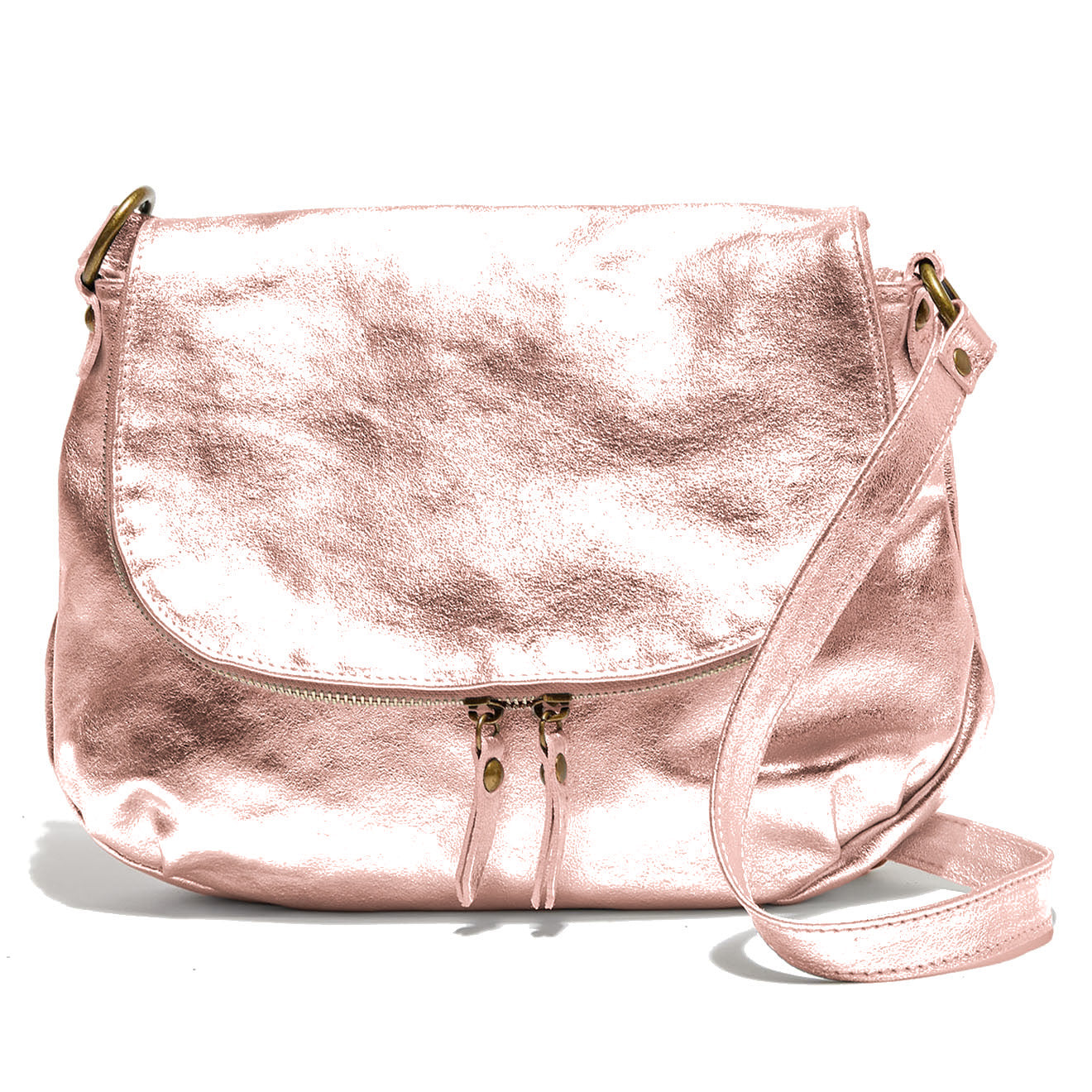 Sac à Bandoulière - Lana - Rose Métallique