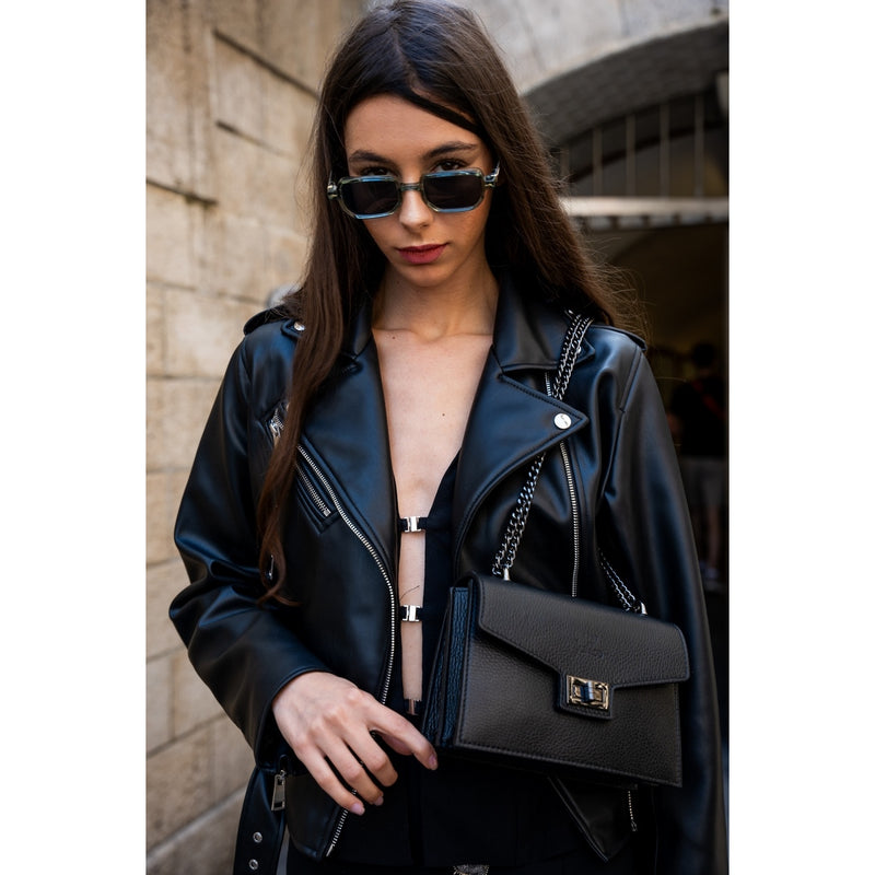 Bolso de hombro Maegan - Negro