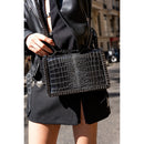 Mini Linnea Shoulder Bag - Black