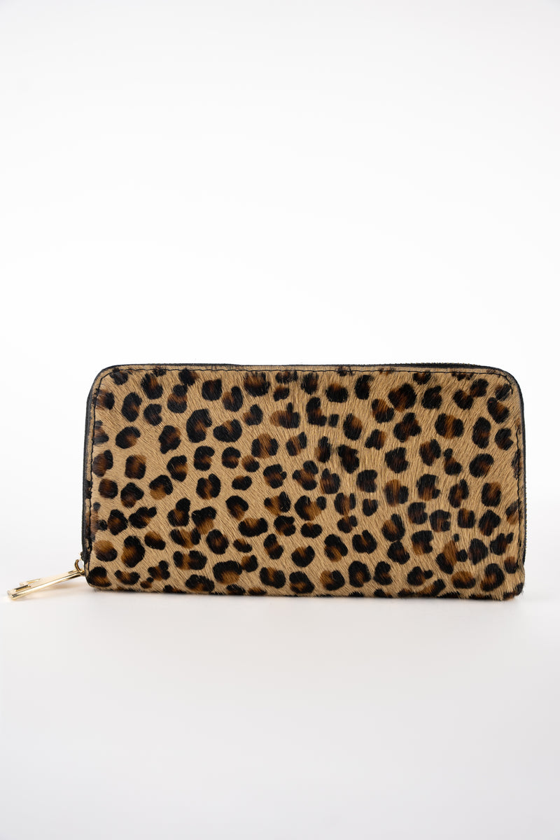 Edge Wallet - Black Leopard Print