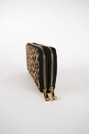 Edge Wallet - Black Leopard Print