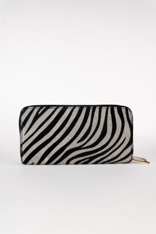 Edge Wallet - Black Zebra Pattern