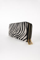Portefeuille Edge - Motif Zebre Noir