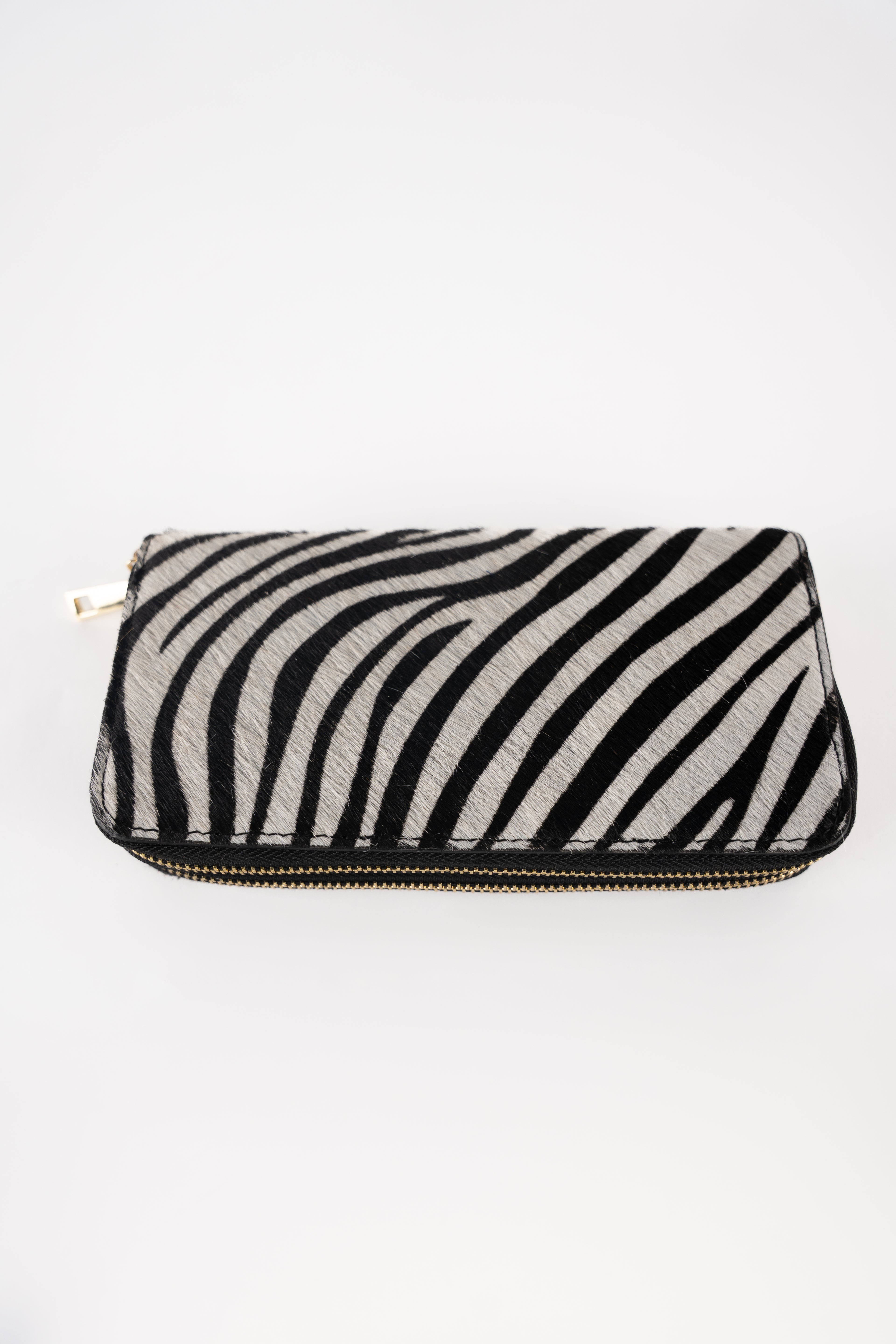 Portefeuille Edge - Motif Zebre Noir
