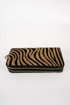 Portefeuille Edge - Motif Zebre Camel