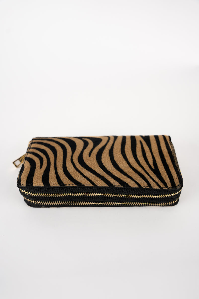 Portefeuille Edge - Motif Zebre Camel