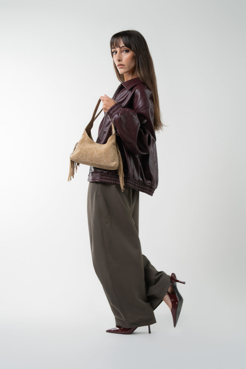 Sac À Bandoulière Rodeo - Taupe