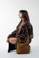 Sac Porte-Épaule Roots - Camel