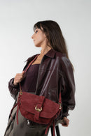 Sac À Bandoulière Texas - Bordeaux