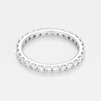 Bague "Tour Complet Lumineux" - Diamants 1Ct/29 - Or Blanc