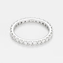 Bague "Tour Complet Lumineux" - Diamants 1Ct/29 - Or Blanc