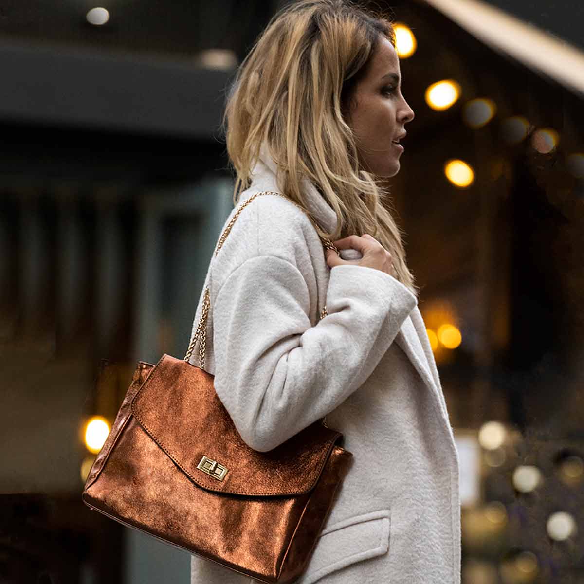 Sac En Bandoulière Maku - Bronze