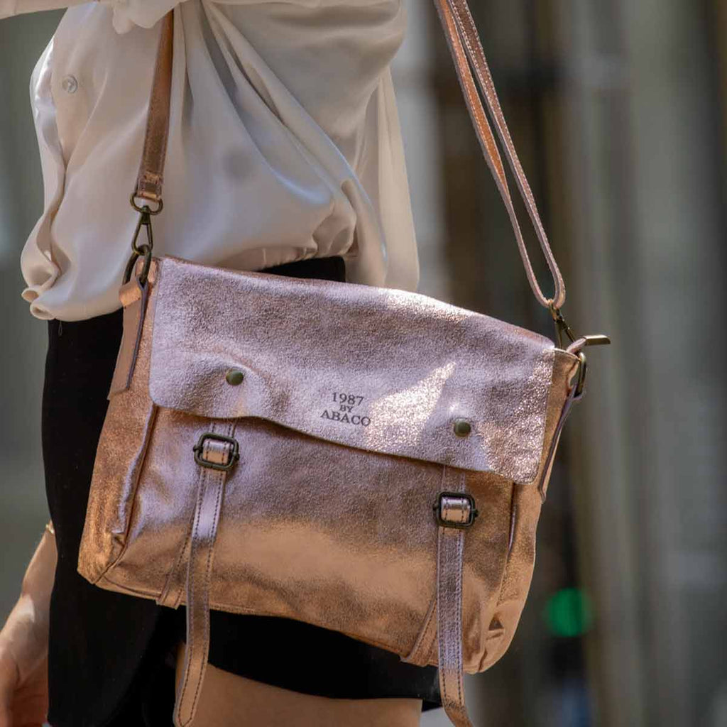 Sac En Bandoulière Nyle - Rose Metallique