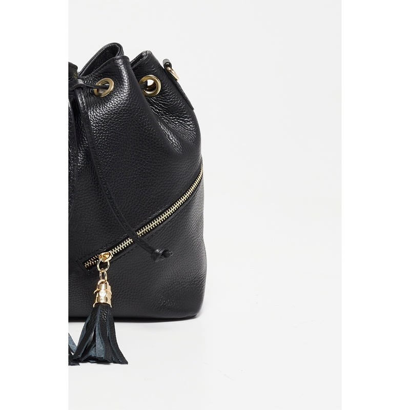 Beth Bucket Bag - Black