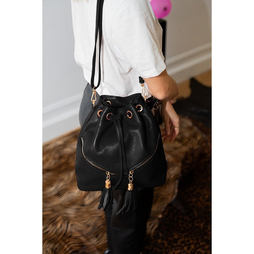 Beth Bucket Bag - Black