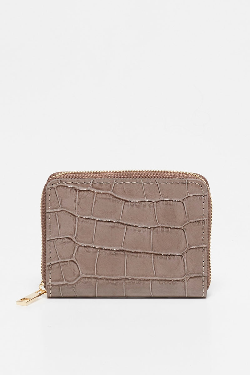 Petite Maroquinerie Mini Waly  - Taupe