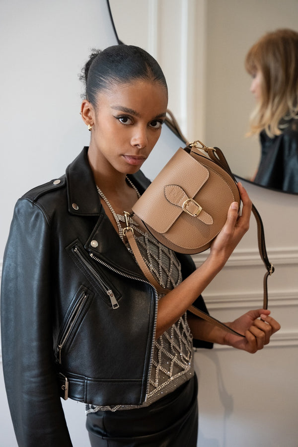 Polly Crossbody Bag - Nude