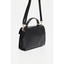 Bolso de hombro Sandy Croco - Negro