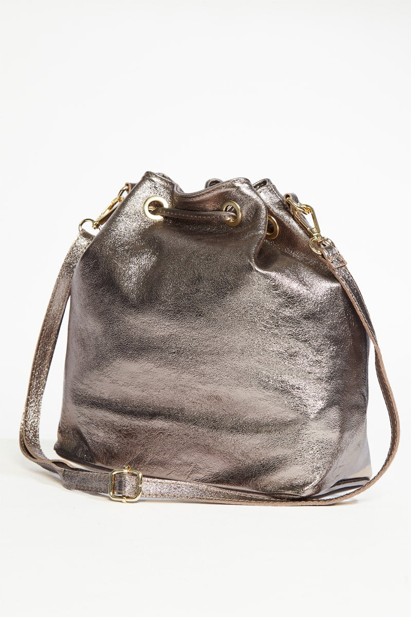 Beth Bucket Bag - Light Bronze