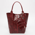 Star Handbag - Burgundy