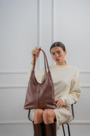 Sac Porte Epaule Fred - Marron