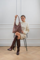 Sac Porte Epaule Fred - Marron