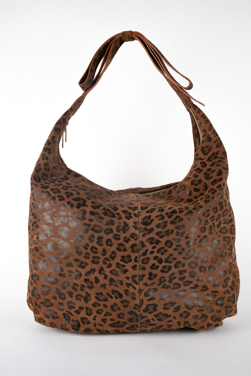 Kaelis Shoulder Bag - Brown Leopard Pattern